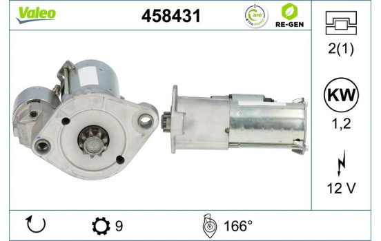 Starter REMANUFACTURED PREMIUM 458431 Valeo, Image 5