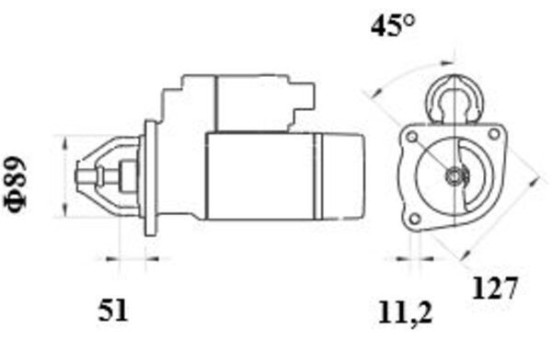 Starter Scania 4.0 kw, Image 2