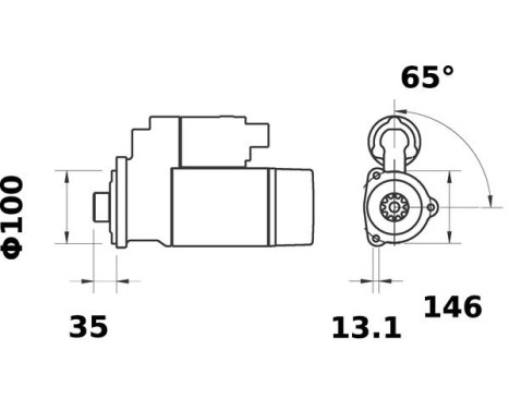 Starter VTZ (VLADIMIRSKY TRACTORS) 4.0 kW, Image 3