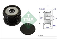 Alternator freewheel 535 0237 10 Ina