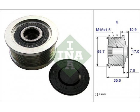 Alternator Freewheel Clutch 535 0046 10 Ina