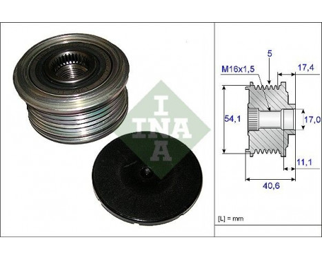 Alternator Freewheel Clutch 535 0089 10 Ina