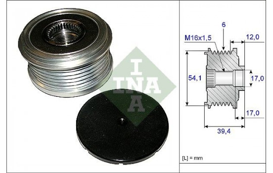 Alternator Freewheel Clutch 535 0090 10 Ina