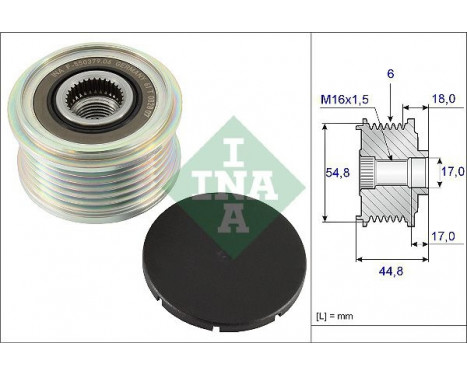Alternator Freewheel Clutch 535 0114 10 Ina