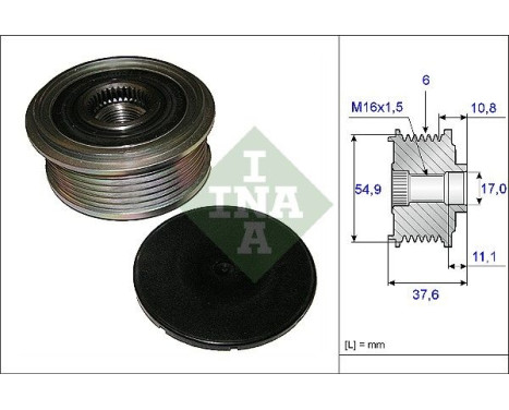 Alternator Freewheel Clutch 535 0123 10 Ina