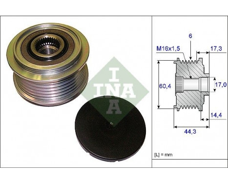 Alternator Freewheel Clutch 535 0207 10 Ina
