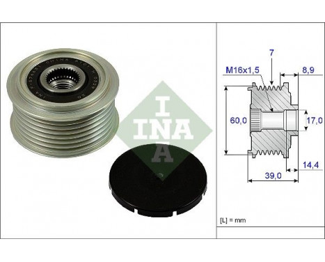Alternator Freewheel Clutch 535 0245 10 Ina