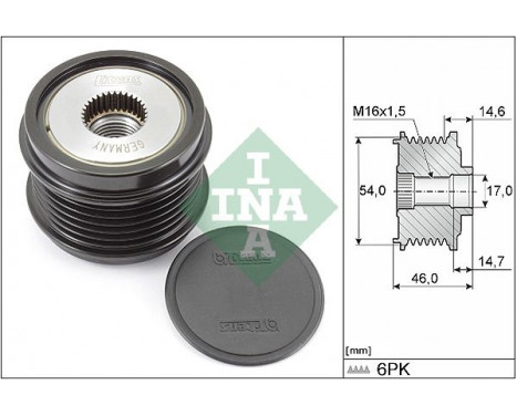 Alternator Freewheel Clutch 535 0308 10 Ina