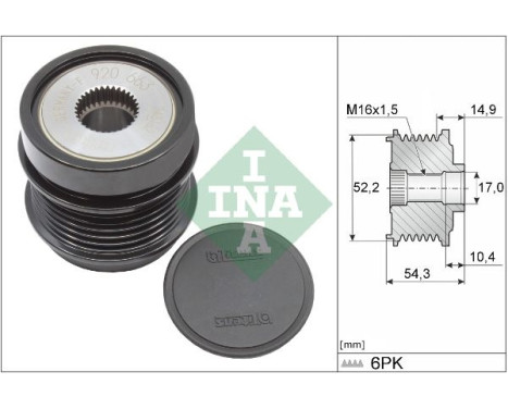 Alternator Freewheel Clutch 535 0342 10 Ina