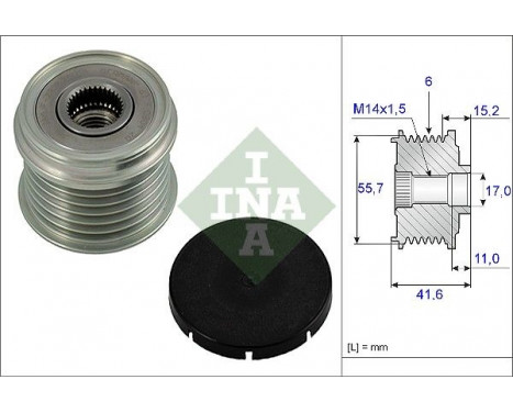 Alternator Freewheel Clutch 535002410 Ina