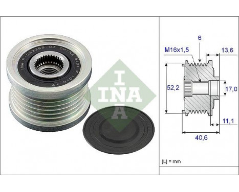 Alternator Freewheel Clutch 535004410 Ina