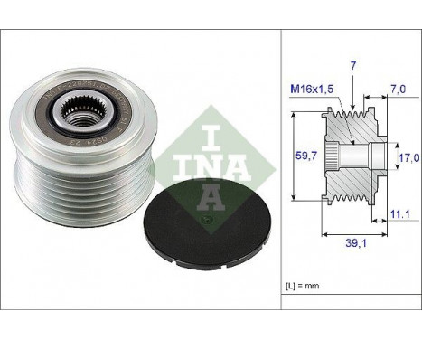Alternator Freewheel Clutch 535005310 Ina
