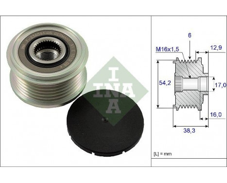 Alternator Freewheel Clutch 535006210 Ina
