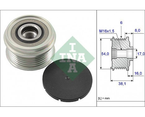 Alternator Freewheel Clutch 535006310 Ina