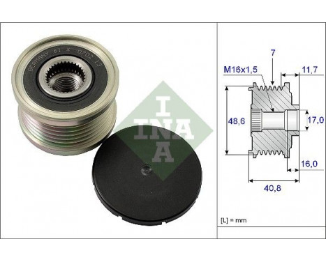 Alternator Freewheel Clutch 535008010 Ina