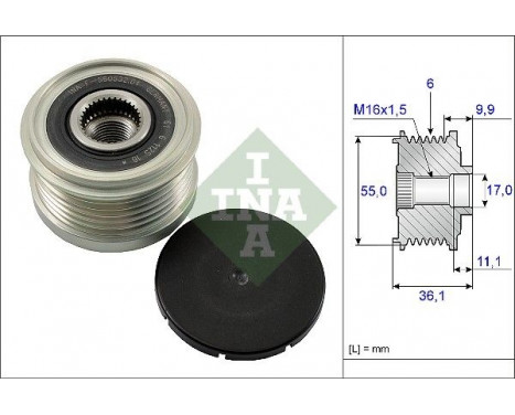 Alternator Freewheel Clutch 535010310 Ina