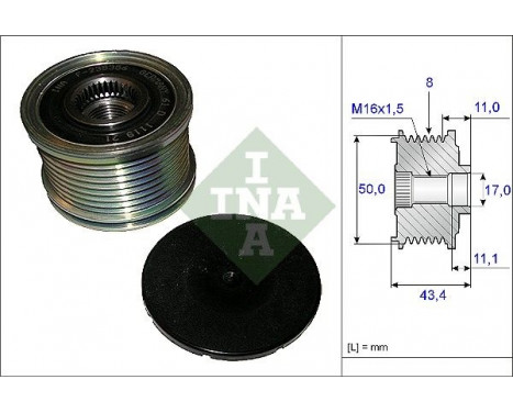 Alternator Freewheel Clutch 535010810 Ina