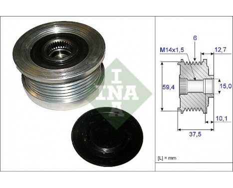 Alternator Freewheel Clutch 535011010 Ina