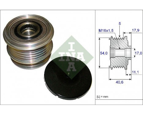 Alternator Freewheel Clutch 535012110 Ina, Image 2