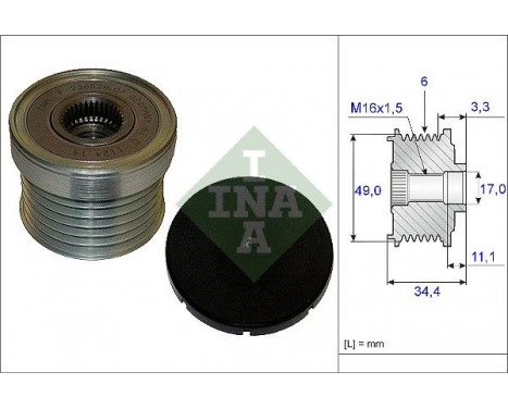 Alternator Freewheel Clutch 535018310 Ina