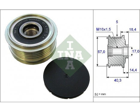 Alternator Freewheel Clutch 535018710 Ina