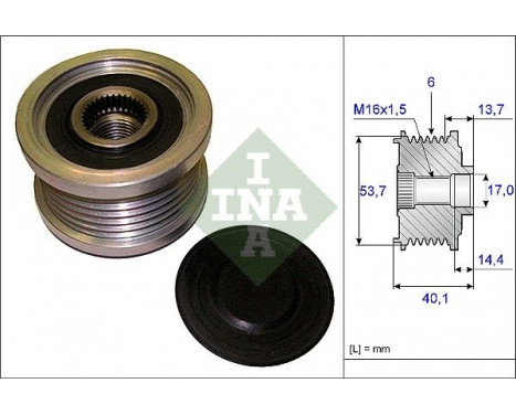 Alternator Freewheel Clutch 535020210 Ina