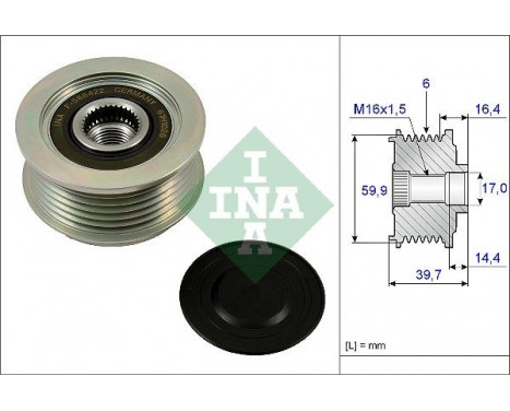 Alternator Freewheel Clutch 535024110 Ina