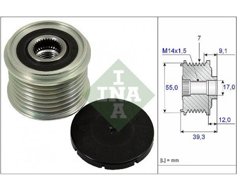 Alternator Freewheel Clutch 535026010 Ina