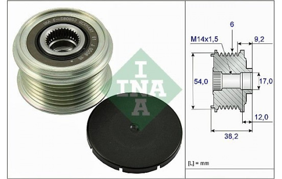 Alternator Freewheel Clutch 535026310 Ina