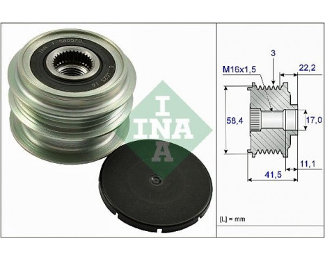 Alternator Freewheel Clutch 535026910 Ina