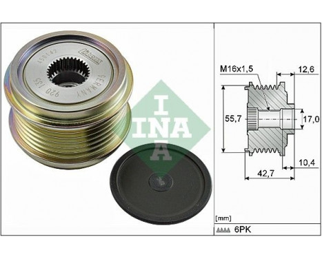 Alternator Freewheel Clutch 535027610 Ina