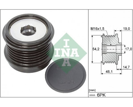 Alternator Freewheel Clutch 535031010 Ina