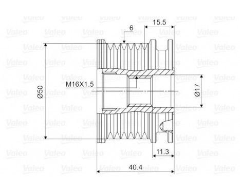 Alternator Freewheel Clutch NEW PART, Image 2