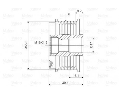 Alternator Freewheel Clutch NEW PART, Image 2