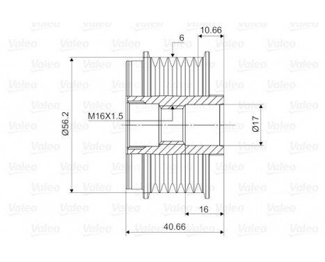 Alternator Freewheel Clutch NEW PART, Image 2