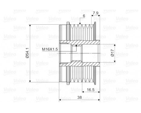 Alternator Freewheel Clutch NEW PART, Image 2