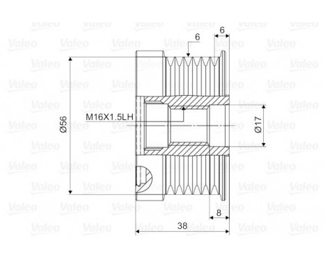 Alternator Freewheel Clutch NEW PART, Image 2