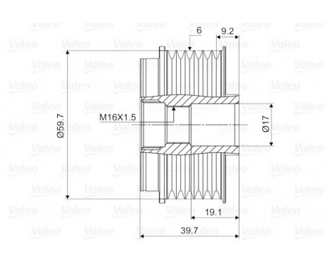 Alternator Freewheel Clutch NEW PART, Image 2