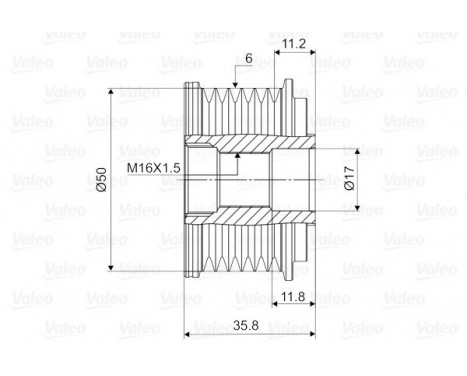 Alternator Freewheel Clutch NEW PART, Image 2