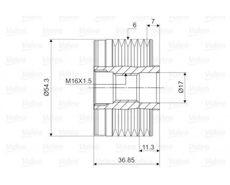 Alternator Freewheel Clutch NEW PART, Image 2