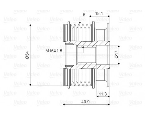 Alternator Freewheel Clutch NEW PART, Image 2