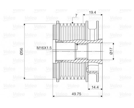 Alternator Freewheel Clutch NEW PART, Image 2