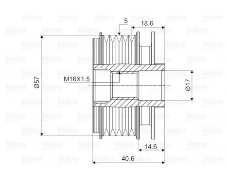 Alternator Freewheel Clutch NEW PART, Image 2