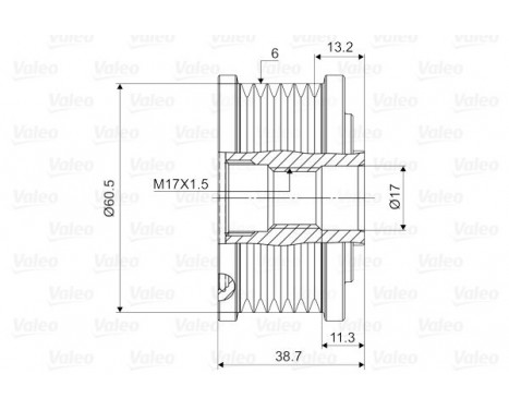 Alternator Freewheel Clutch NEW PART, Image 2