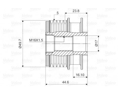 Alternator Freewheel Clutch NEW PART, Image 2