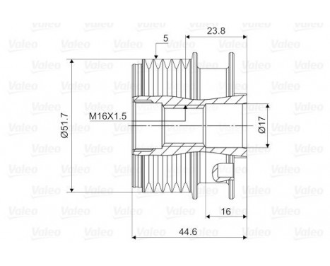 Alternator Freewheel Clutch NEW PART, Image 2