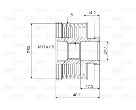 Alternator Freewheel Clutch NEW PART, Image 2