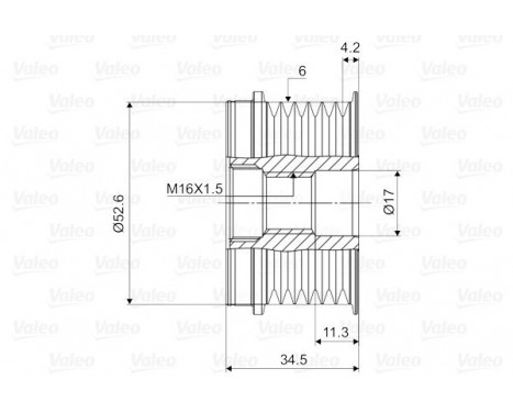 Alternator Freewheel Clutch NEW PART, Image 2