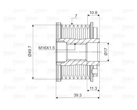 Alternator Freewheel Clutch NEW PART, Image 2