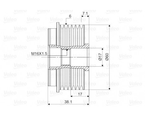 Alternator Freewheel Clutch NEW PART, Image 2